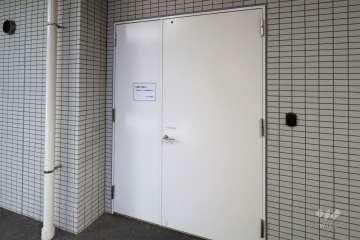 駐輪場の出入り口