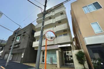 サンビューハイツ高輪台の外観（北西側から）