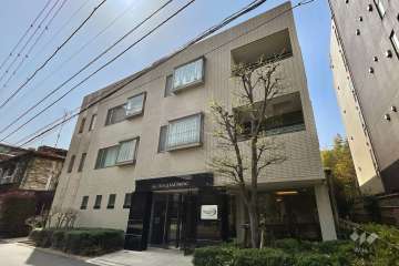 デュオスカーラ高輪の外観（北東側から）