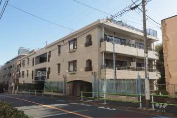 豊栄ジャルダン高輪の外観(北西側から)