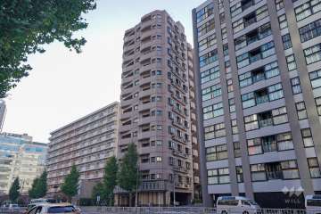 ライオンズマンション高輪の外観（北東側から）