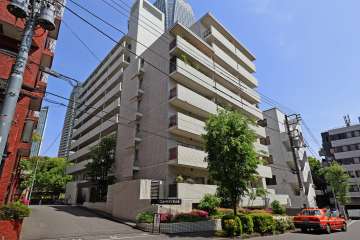 ニューハイツ芝公園の外観（南側から）