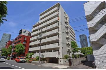 ニューハイツ芝公園の外観（南東側から）