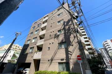 ベルザ南麻布の外観（南西側から）　