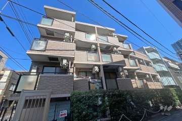 クレメント白金JPの外観（南西側から）