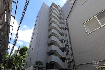 ファミール西麻布ベルファースの外観（北西側から）