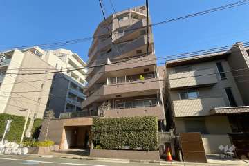 アルカンシエール白金の外観（西側から）