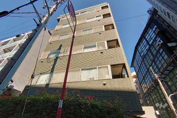 菱和パレス西麻布の外観（南側から）