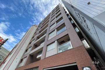 サンウッド赤坂フラッツの外観（北西側から）