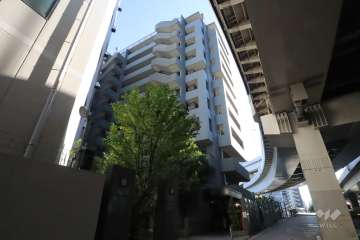 クレストフォルム田町ベイフロントスクエアの外観（北西側から）