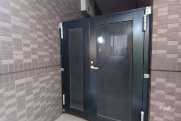 駐輪場の出入り口　