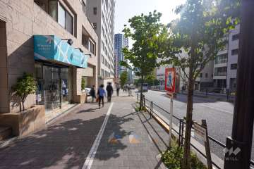 敷地南東側の前面道路