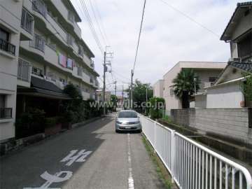 敷地東側の道路