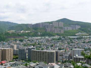 『ラ・ビスタ宝塚』の遠景