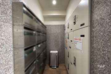 共用ポストと宅配ボックス