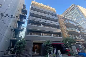 パークサイド芝大門の外観（南東側から）