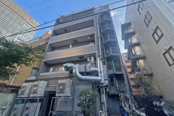 パークサイド芝大門の外観（南西側から）