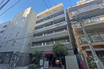 パークサイド芝大門の外観（北東側から）