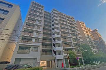 サンフル芝浦キャナルオーパスの外観（南東側から）