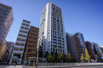 アクシア麻布の外観（南東側から）