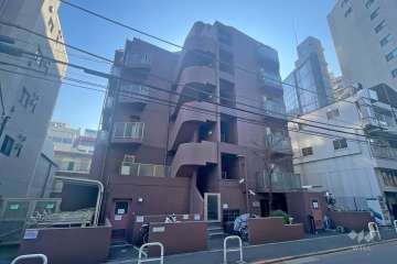 プレール東麻布の外観（北西側から）
