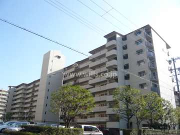 立花グリーンハイツ2号棟の外観（北西側から）