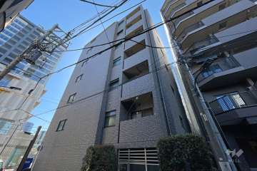 ルーブル白金高輪弐番館の外観（北西側から）