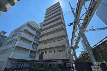 トーシンフェニックス芝浦ベイフォートの外観（北東側から）