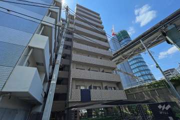 トーシンフェニックス芝浦ベイフォートの外観（東側から）