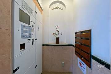 共用ポストと宅配ボックス