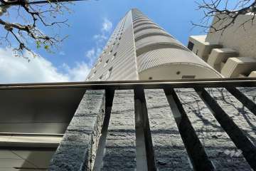 乃木坂パークハウスの外観(南西側から)