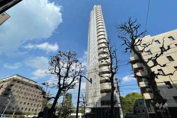 乃木坂パークハウスの外観(南西側から)