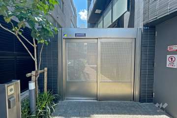 駐輪場の出入り口