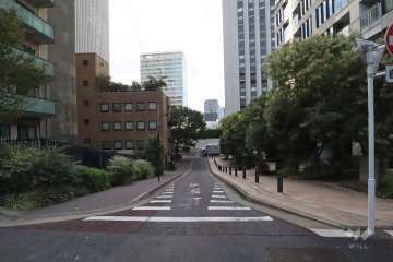 敷地南西側の前面道路