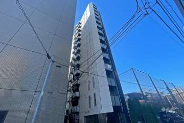 クレヴィア南麻布の外観（北東側から）