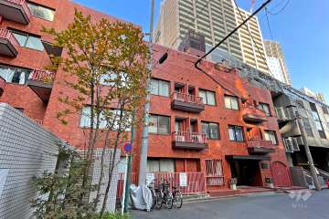 プライム赤坂の外観（北西側から）