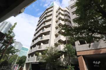 フューティバル汐留浜離宮パークサイドシティの外観(南西側から)