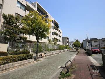 敷地南側の通り