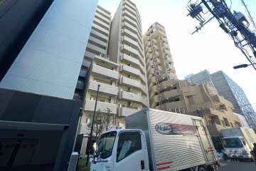 パレステュディオ六本木イースト２の外観（北東側から）