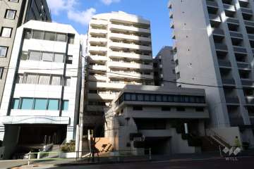 プラザ麻布の外観（南西側から）
