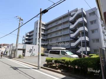 浜ダイヤハイツの外観（北西側から）