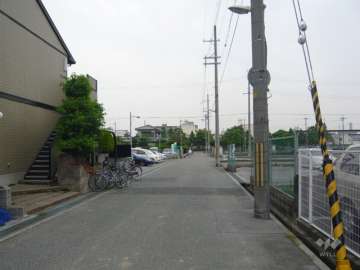 周辺の街並み。区画が整ってます。