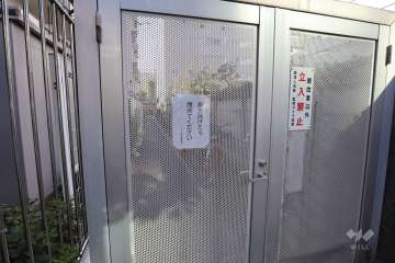 駐輪場の出入り口