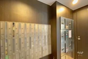 共用ポストと宅配ボックス