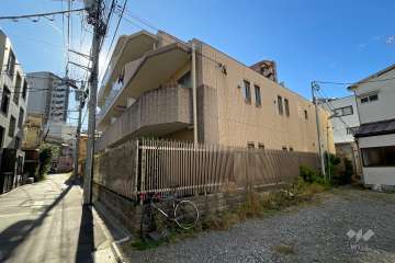 白金ハウス（白金5丁目）の外観（北東側から）