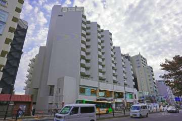 クレール白金台の外観（北東側から）