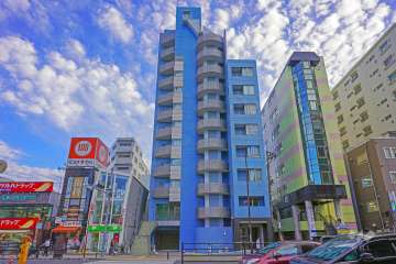 白金台シティハウスの外観（北側から）