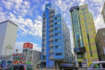 白金台シティハウスの外観（北西側から）