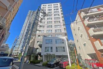 ディアクオーレ白金高輪の外観（南東側から）