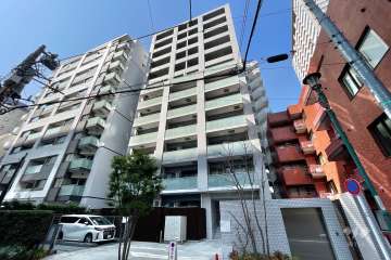 マンションの外観（南東側から）